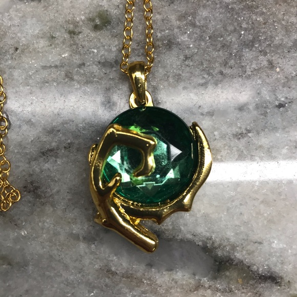 Nintendo Jewelry - Legend of Zelda Green Spiritual Stone Necklace